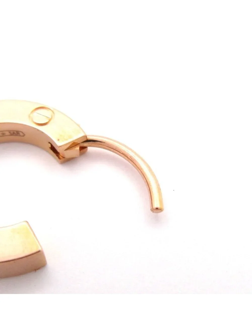 Cartier Single Earrings Love 18k Pink Gold